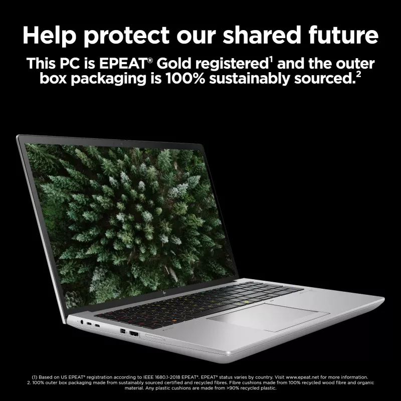 HP ZBook Fury 16 G11 Intel® Core™ i9 i9-14900HX 40.6 cm (16 inch) WQUXGA 64 GB DDR5-SDRAM NVIDIA RTX 4000 Ada Wi-Fi 7 (802.11be) Windows 11 Pro AI Workstation, AI PC