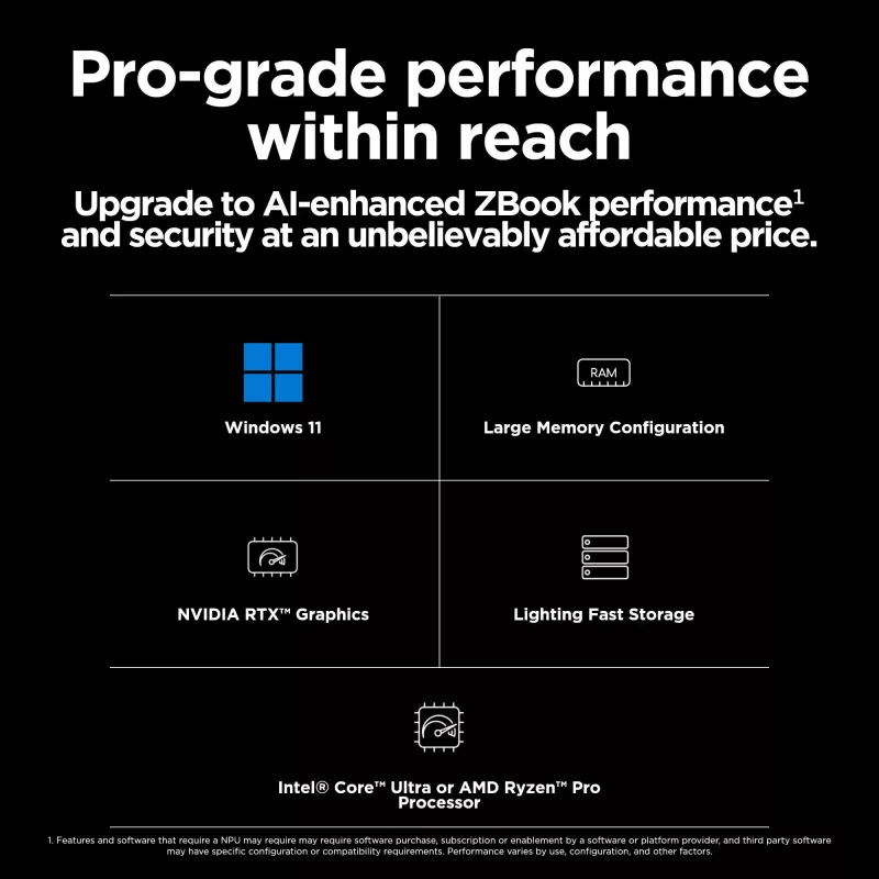 HP ZBook Power G11 A AMD Ryzen™ 7 8845HS 40.6 cm (16 inch) WQXGA 32 GB DDR5-SDRAM NVIDIA RTX A1000 Wi-Fi 6E (802.11ax) Windows 11 Pro AI PC