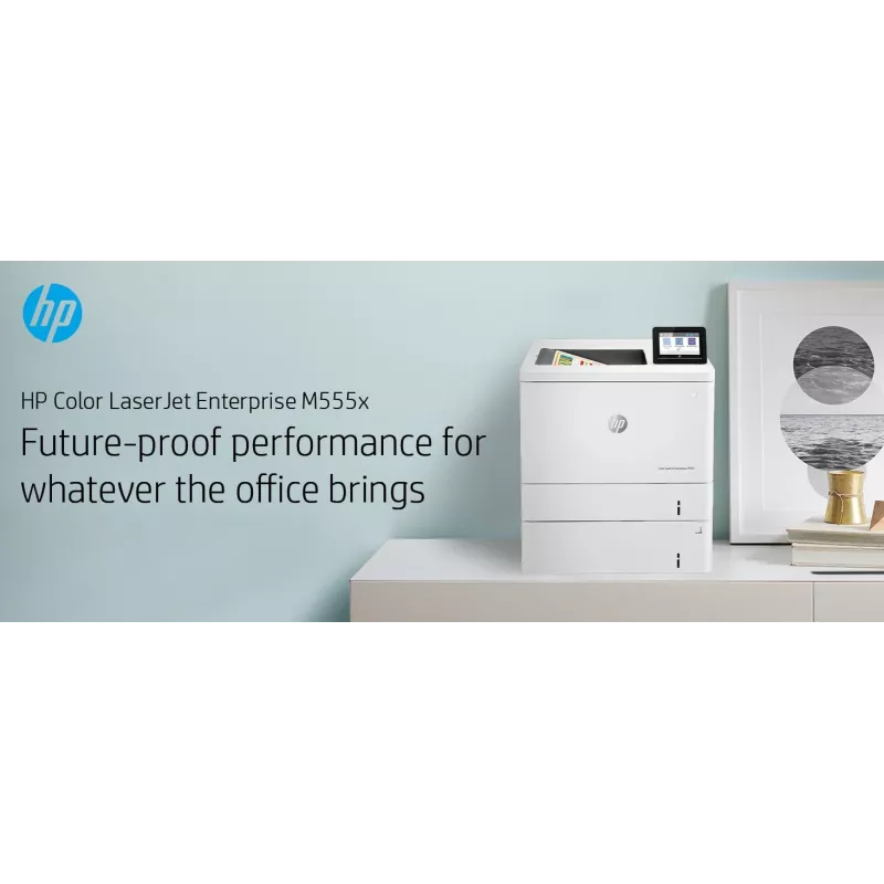 HP Color LaserJet Enterprise M555x, Laser, Colour, 1200 x 1200 DPI, A4, 38 ppm, Duplex printing