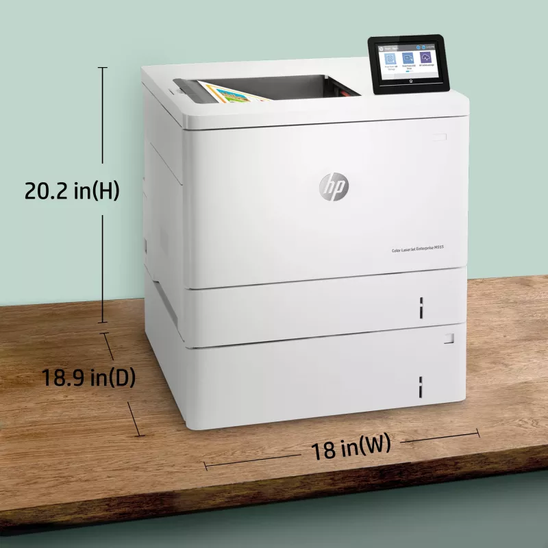 HP Color LaserJet Enterprise M555x, Laser, Colour, 1200 x 1200 DPI, A4, 38 ppm, Duplex printing
