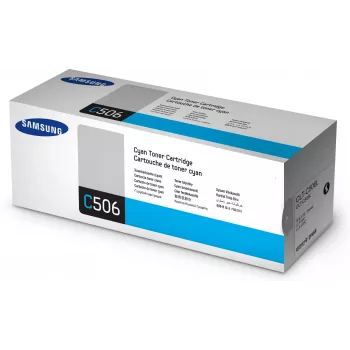 Samsung CLT-C506L High-Yield Cyan Original Toner Cartridge, Cyan, 1 pc(s)