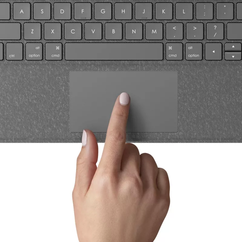 LOGITECH Folio Touch Backlit Keyboard Case With Trackpad Oxford Grey for iPad Air (4th gen) Deutsch Qwertz