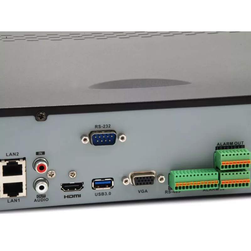 LevelOne NVR-1332 4-Bay Network Video Recorder H265 32 Channels 3840x2160