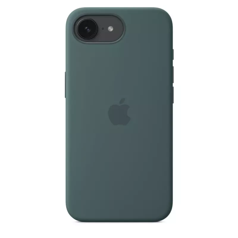 Apple Silicone Case iPhone 16e Lake Green