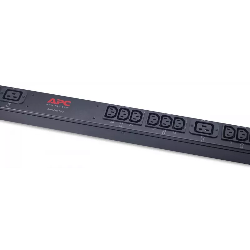 APC Rack PDU, Basic, Zero U, 11 kW, 230V, (36) C13 & (6) C19 power distribution unit (PDU) 42 AC outlet(s) 0U Black