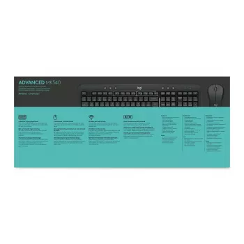 LOGITECH Mk540 Advanced Wireless Keyboard & Mouse Combo - Azerty Belgian