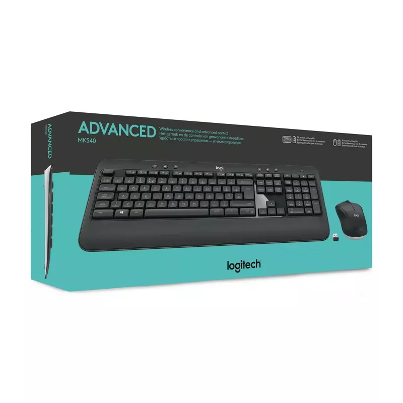 LOGITECH Mk540 Advanced Wireless Keyboard & Mouse Combo - Azerty Belgian