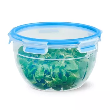 EMSA CLIP & CLOSE N10114 Round Container 2.6 L Blue, Transparent 1 pc(s)