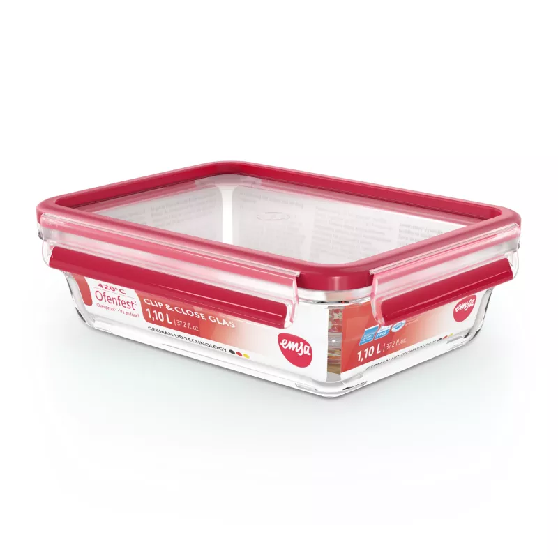EMSA CLIP & CLOSE N10409 Rectangular Box 1.1 L Transparent 1 pc(s)