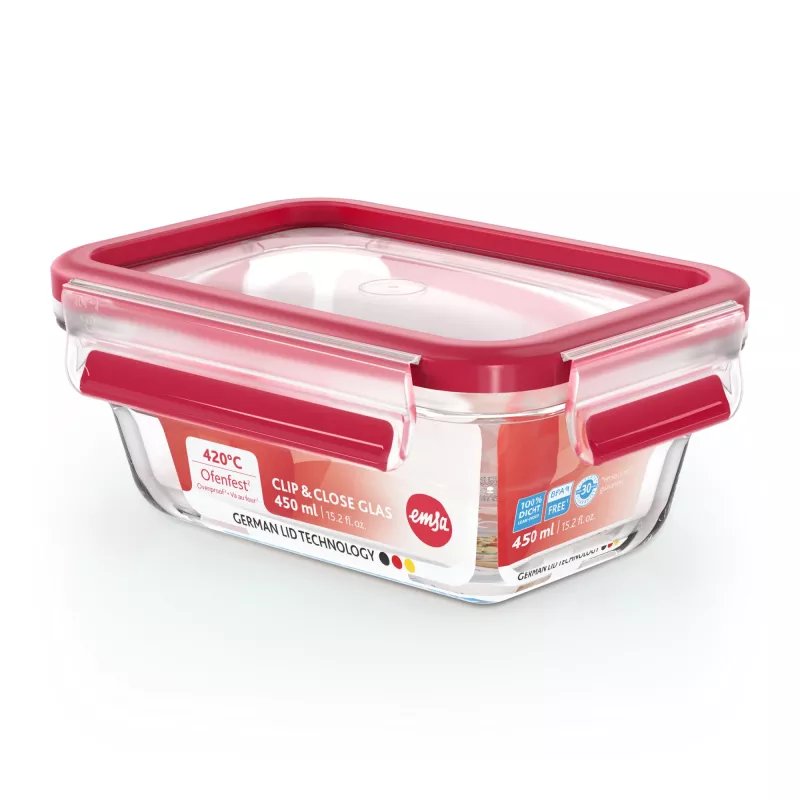 EMSA CLIP & CLOSE N10405 Rectangular Box 0.8 L Transparent 1 pc(s)