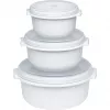 Food storage container EMSA 459061200 White 3 pcs 190x200x250 mm
