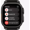 APPLE Watch Ultra 3 (2025) Lte 49mm Titanium Case With Trail Loop S/m - Black/dark Grey
