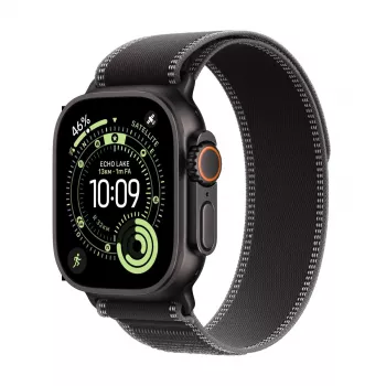 APPLE Watch Ultra 3 (2025) Lte 49mm Titanium Case With Trail Loop M/l - Black/dark Grey