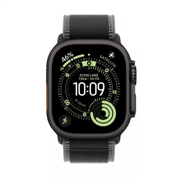 APPLE Watch Ultra 3 (2025) Lte 49mm Titanium Case With Trail Loop M/l - Black/dark Grey
