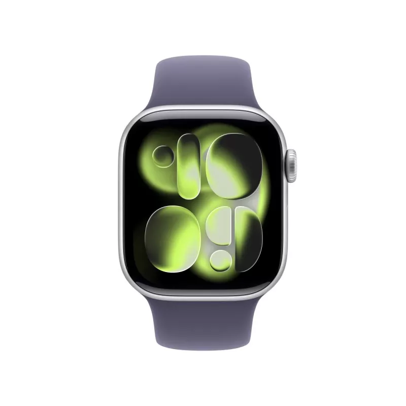 APPLE Watch Series 11 gps 42mm silver Aluminium Case With Purple Fog Sport Band S/m
