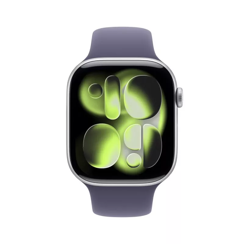 APPLE Watch Series 11 gps + Cellular 46mm Silver Aluminium Case With Purple Fog Sport Band M/l