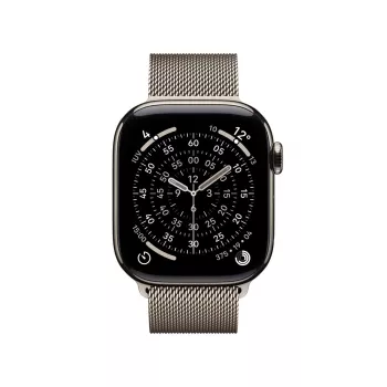 APPLE Watch Series 11 gps + Cellular 42mm natural Titanium Case With Natural Milanese Loop