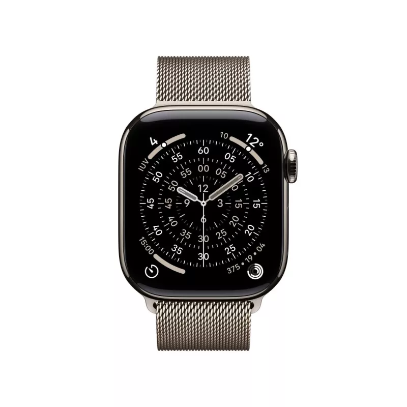 APPLE Watch Series 11 gps + Cellular 42mm natural Titanium Case With Natural Milanese Loop
