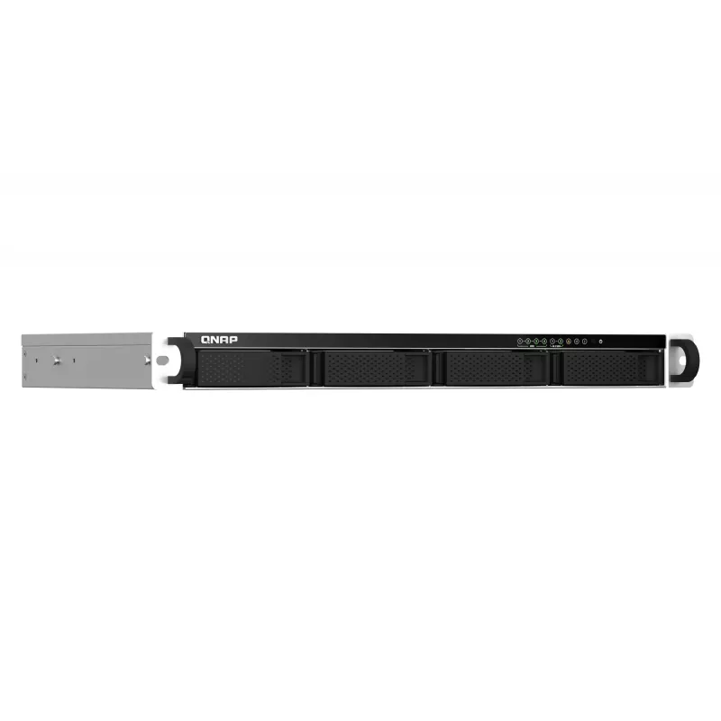 QNAP TS-464eU NAS Rack (1U) Intel® Celeron® N5095 8 GB DDR4 0 TB QNAP Turbo System Aluminium, Black