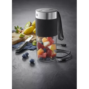WMF KITCHENminis 0416700011 0.3 L Stand mixer 50 W Black, Stainless steel, Transparent