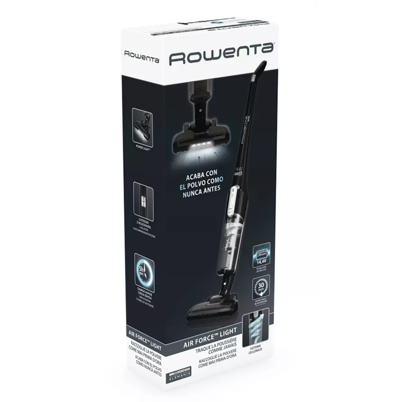 Rowenta Air Force Light RH6545 Stick vacuum Battery Dry Bagless 0.65 L Black