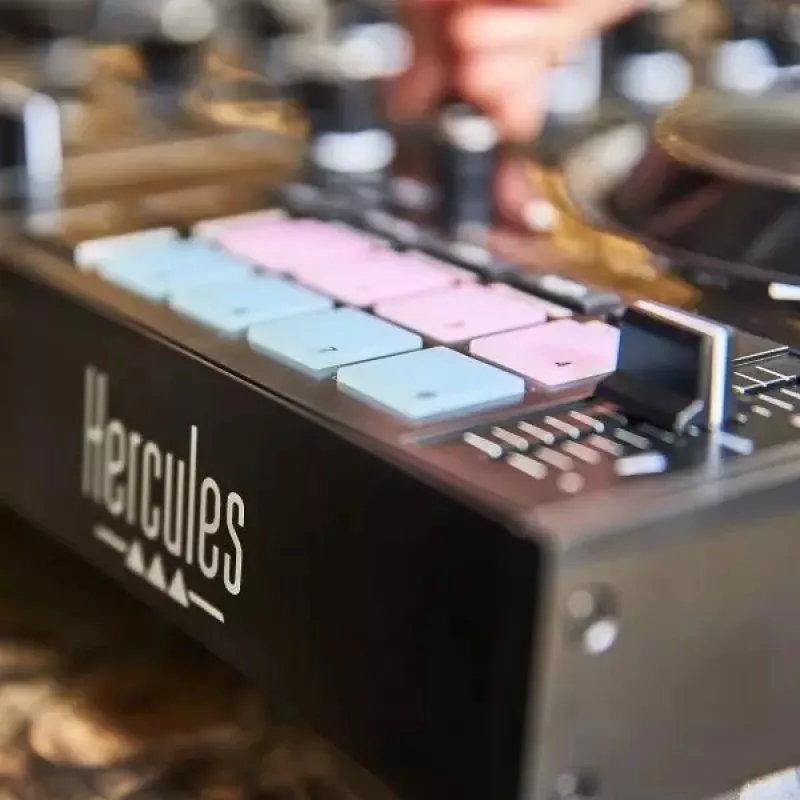 Hercules Inpulse 500 Digital Vinyl System (DVS) scratcher Black