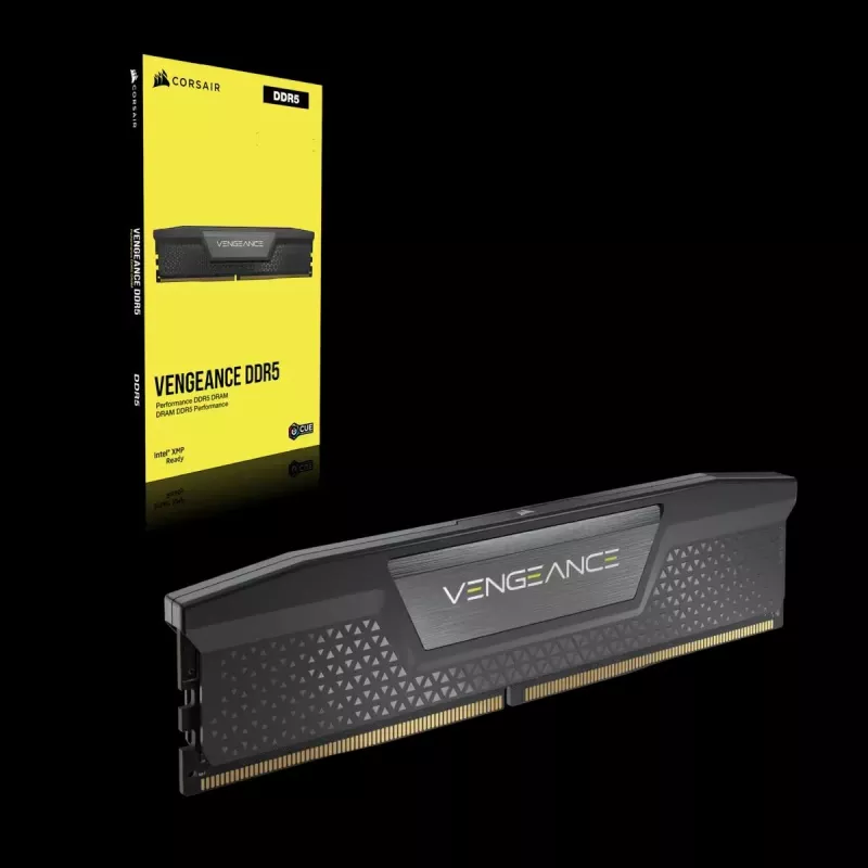 CORSAIR Memory 32GB (2x16gb) DDR5 Dram 6400mt/s CL36 Memory Kit Vengeance - Black