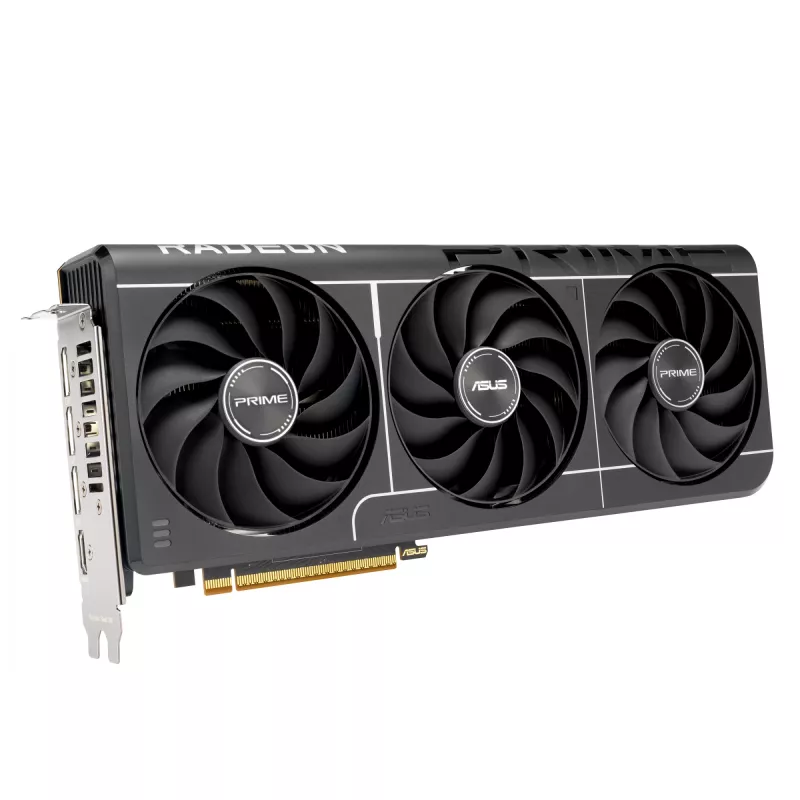 Graphics card ASUS Radeon RX 9070 16 GB GDDR6 PCIe 5.0 256-bit, 3‑fan cooling, PCI Express 5.0