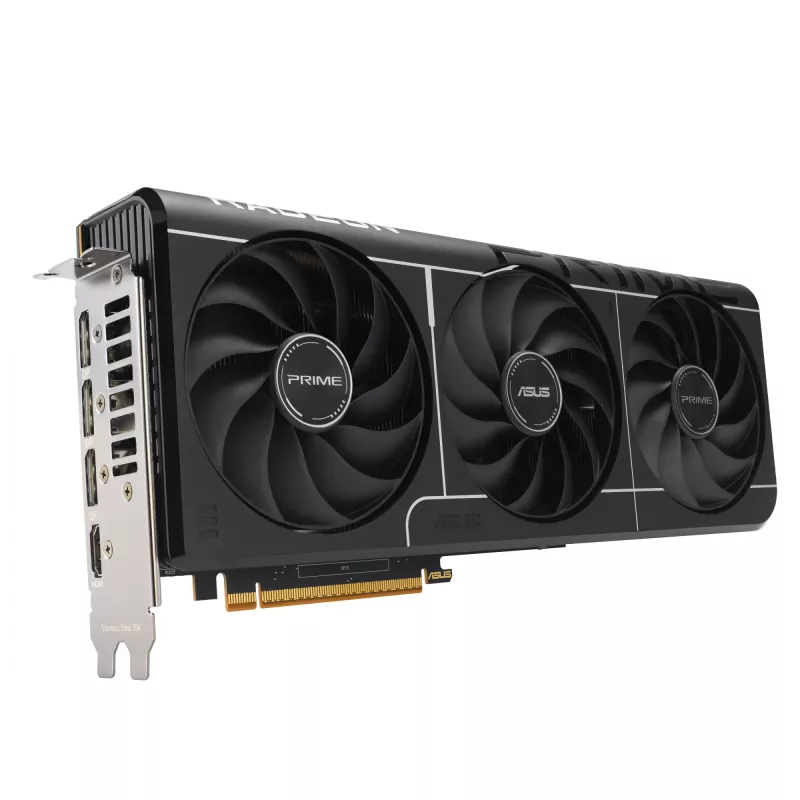 Graphics card ASUS Radeon RX 9070 16 GB GDDR6 PCIe 5.0 256-bit, 3‑fan cooling, PCI Express 5.0