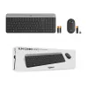 Logitech MK470 Wireless Keyboard+Mouse, Graphite, Mouse included, QWERTY US , USB