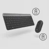 Logitech MK470 Wireless Keyboard+Mouse, Graphite, Mouse included, QWERTY US , USB
