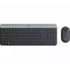 Logitech MK470 Wireless Keyboard+Mouse, Graphite, Mouse included, QWERTY US , USB