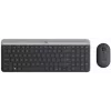 Logitech MK470 Wireless Keyboard+Mouse, Graphite, Mouse included, QWERTY US , USB