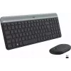 Logitech MK470 Wireless Keyboard+Mouse, Graphite, Mouse included, QWERTY US , USB