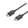 Equip DisplayPort 2.1 Cable, 1.0m, 16K/60Hz, 40Gbps, 1 m, DisplayPort, DisplayPort, Male, Male, 15360 x 8640 pixels