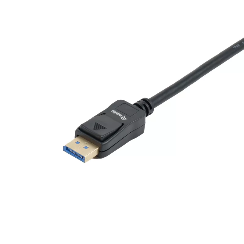 Equip DisplayPort 2.1 Cable, 2.0m, 16K/60Hz, 40Gbps, 2 m, DisplayPort, DisplayPort, Male, Male, 15360 x 8640 pixels