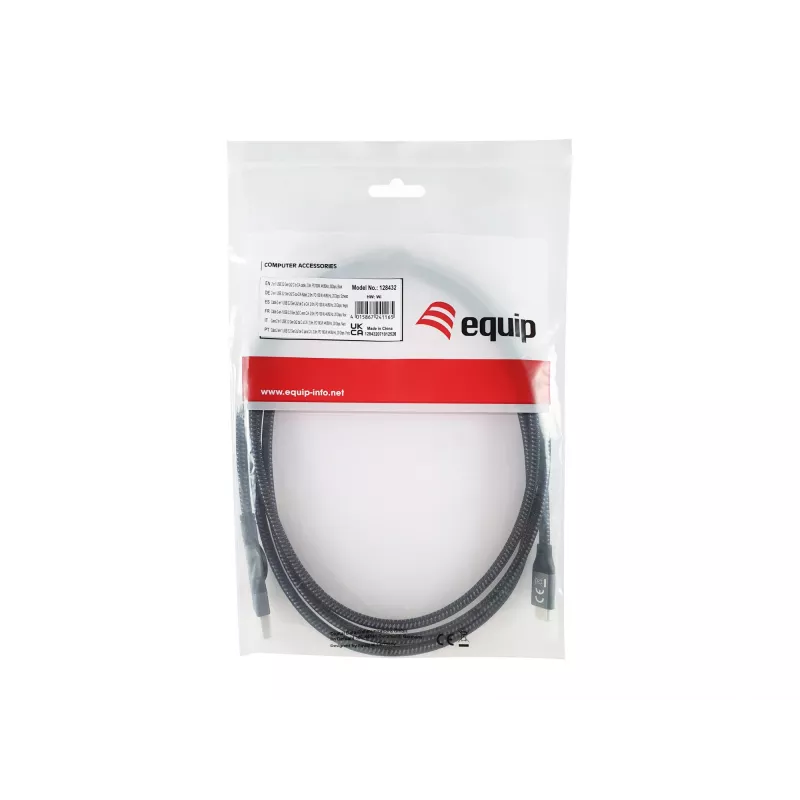 Equip 128432 USB cable USB 3.2 Gen 2x2 2 m USB A/USB C USB C Black