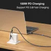 Equip 128433 USB cable USB 3.2 Gen 2x2 3 m USB A/USB C USB C Black