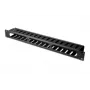 Equip 19 inch Rack Mount Cable Management Panel, Black