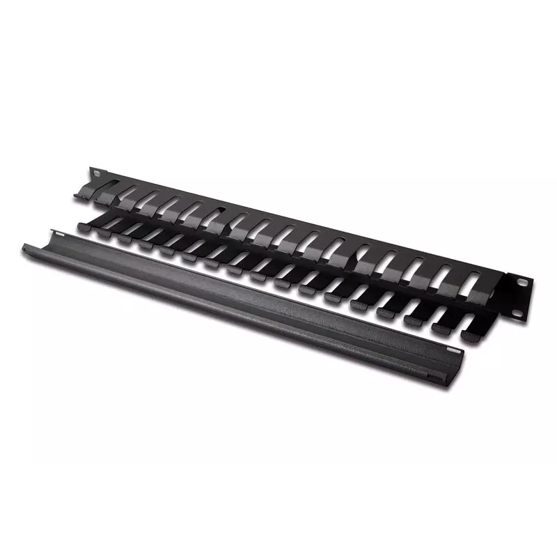 Equip 19 inch Rack Mount Cable Management Panel, Black