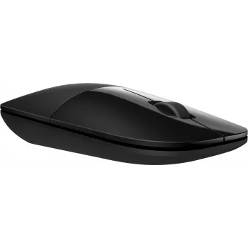 HP Z3700 Black Wireless Mouse, Ambidextrous, Optical, RF Wireless, 1200 DPI, Black