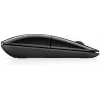 HP Z3700 Black Wireless Mouse, Ambidextrous, Optical, RF Wireless, 1200 DPI, Black