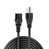 Lindy 2m US 3 Pin to C13 Mains Cable, 2 m, C13 coupler