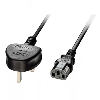 Lindy 2m UK to IEC C13 Mains Cable