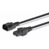 Lindy 2m IEC C14 to IEC C15 'Hot Condition' Power Cable, Black