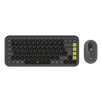 Keyboard Logitech POP Icon Combo Mini Wireless Bluetooth QWERTZ German