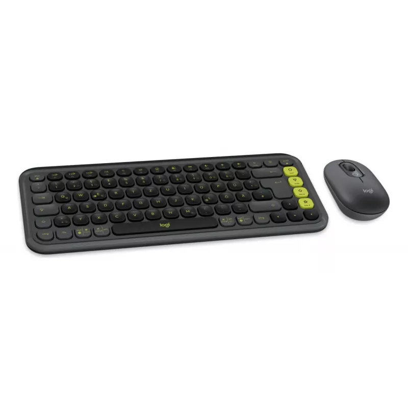 Keyboard Logitech POP Icon Combo Mini Wireless Bluetooth QWERTZ German