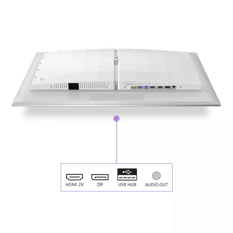 Philips Evnia 8000 27M2N8500/00 computer monitor 67.3 cm (26.5 inch) 2560 x 1440 pixels Quad HD QD-OLED White