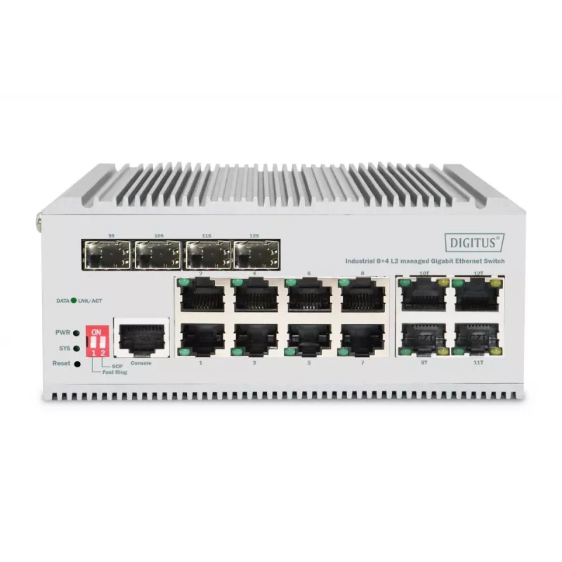 Managed Gigabit Ethernet Switch Digitus DN-651145 8 Ports L2