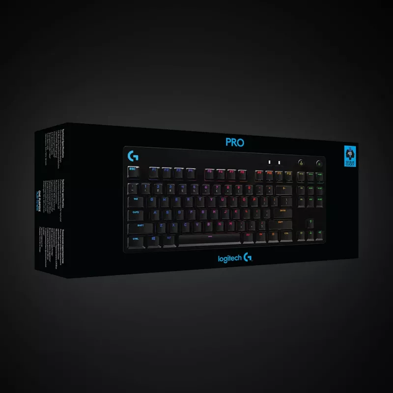 LOGITECH G Pro Mechanical Gaming Keyboard Black Qwerty US/Int'l